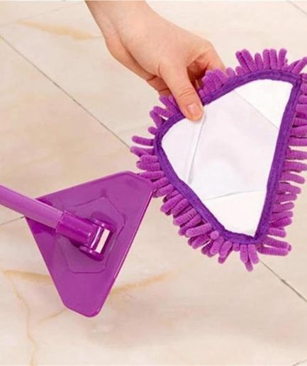 2/5-Pack Rotating Triangle Cleaning Mop Head Replacement Pack