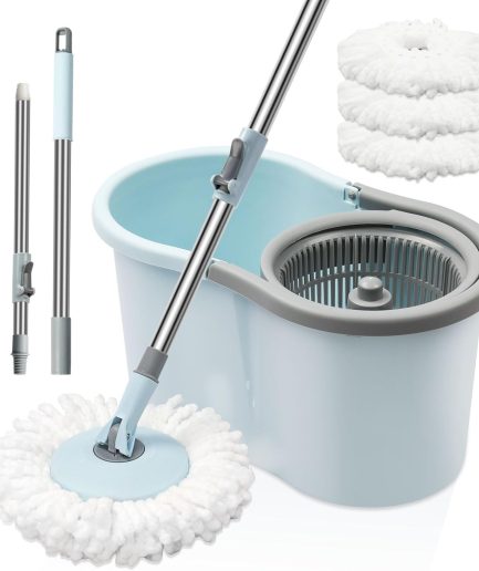 Spin mop and bucket set