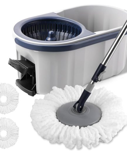 Spin mop and bucket system